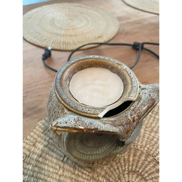 Ceramic Owl Candle Wax Melter - Picture 3 of 10